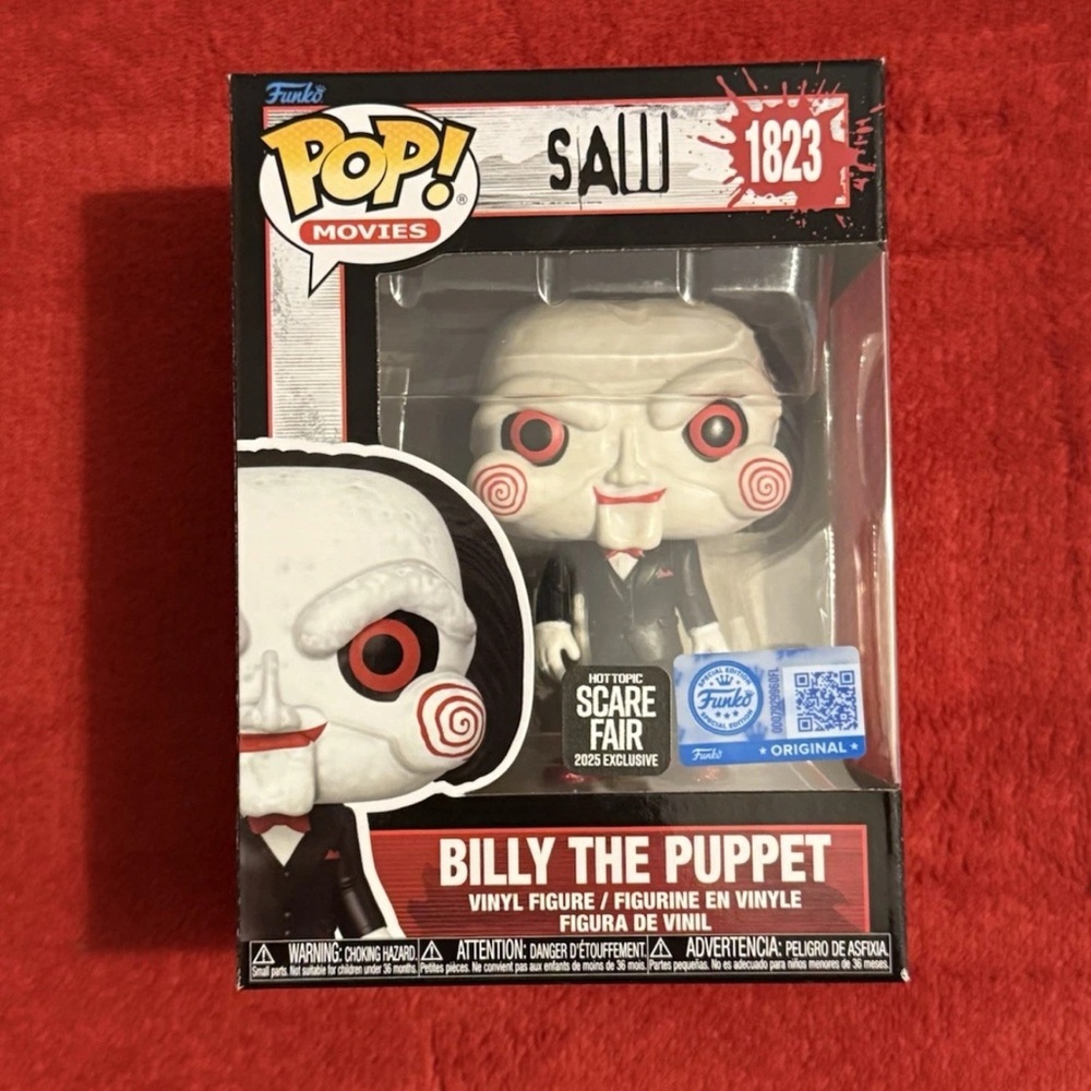 Funko Pop! Billy the Puppet #1823 Scare Fair 2025 Hot Topic